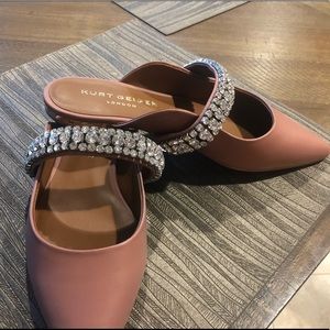 Kurt Geiger London crystal embellished mule